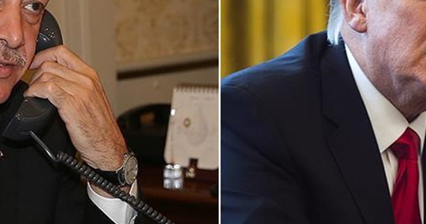Cumhurbaşkanı Erdoğan ile Trump telefonda görüştü