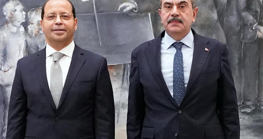 Bakan Tekin, Mısır Büyükelçisi Elhamamy'yi kabul etti
