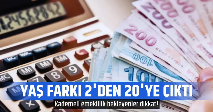 Kademeli emeklilik bekleyenler dikkat! Yaş farkı 2'den 20'ye çıktı: Bir kez daha Meclis'te