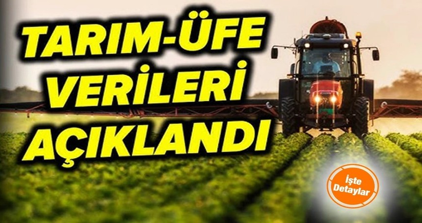 Tarım ÜFE verileri açıklandı