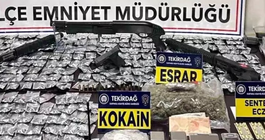 Tekirdağ'da uyuşturucu operasyonu: 2 tutuklama