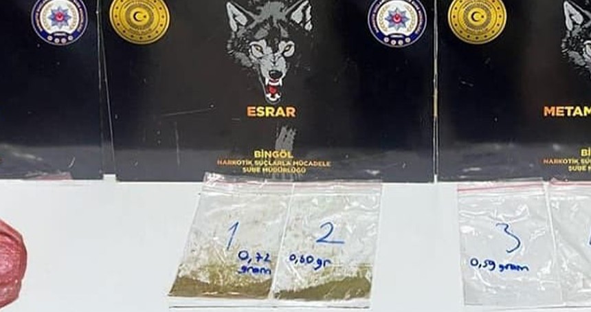 Bingöl'de uyuşturucu operasyonu: 1 tutuklama