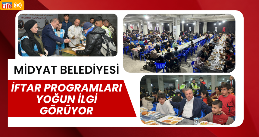 Midyat Belediyesi'nin Geleneksel İftar Programları Yoğun İlgi Görüyor