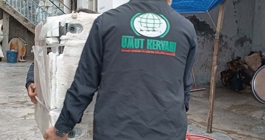 Şanlıurfa’da ihtiyaç sahibi ailelere beyaz eşya yardımı