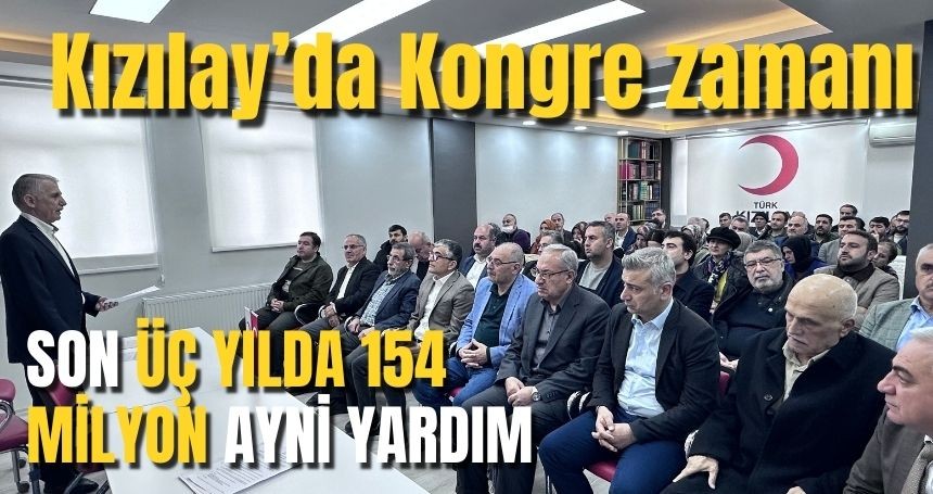 Kızılay Mardin Şube Kongresi Gerçekleştirildi