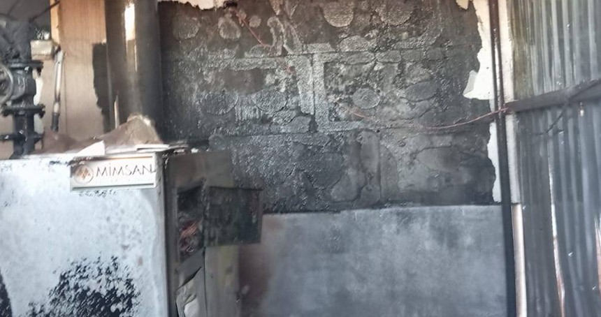 Okulun kazan dairesinde çıkan yangın kısa sürede söndürüldü