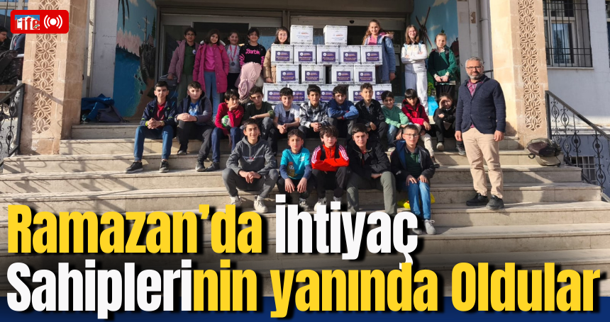 Hacı Suphiye Bölünmez İmam Hatip Ortaokulu, Ramazan’da İhtiyaç Sahiplerinin Yanında Oldu!