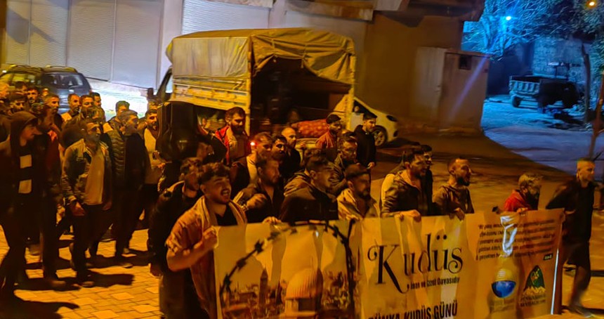 Hani’de Kudüs Günü Yürüyüşü ve basın açıklaması düzenlendi