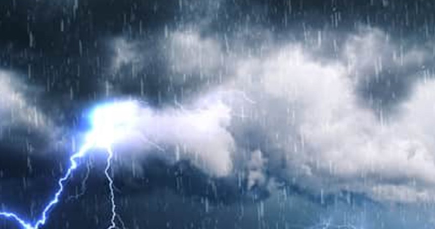 Meteorolojiden sağanak yağış ve fırtına uyarısı