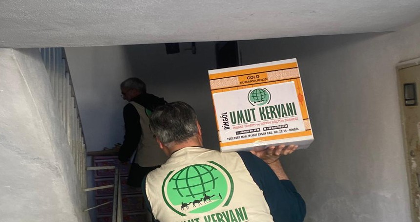 Umut Kervanı Genç’te muhtaç ve mağdur aileleri sevindirdi
