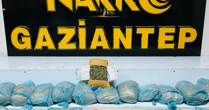 Gaziantep'te narkotik suçlardan 1494 kişi gözaltına alındı