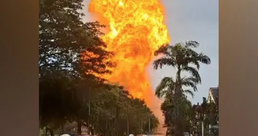 Malezya'da doğal gaz patlaması: 112 yaralı