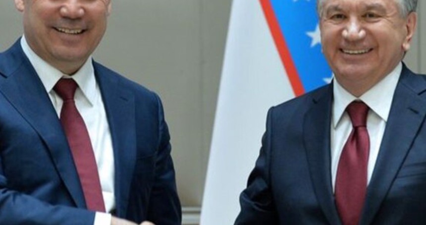 Özbekistan Cumhurbaşkanı Mirziyoyev ile Kırgızistan Cumhurbaşkanı Caparov görüştü