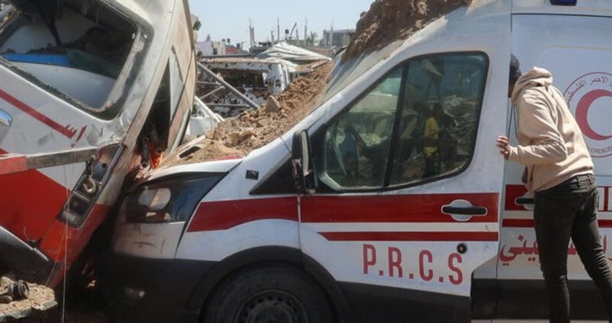 BM, işgal kuvvetlerinin Refah'ta 14 insani yardım görevlisini infaz etmesini kınadı