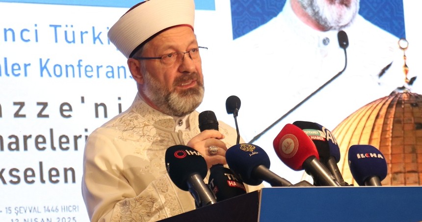 Erbaş: Filistin'e barışın gelmesi için yapmamız gerekenler yaptıklarımızdan daha fazladır"
