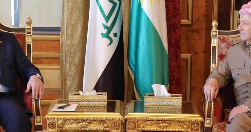 Mesud Barzani, Irak Başbakanı Sudani’yi Erbil’de ağırladı