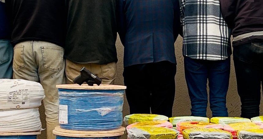 Gaziantep'te elektrik kablosu çalan 6 kişi tutuklandı