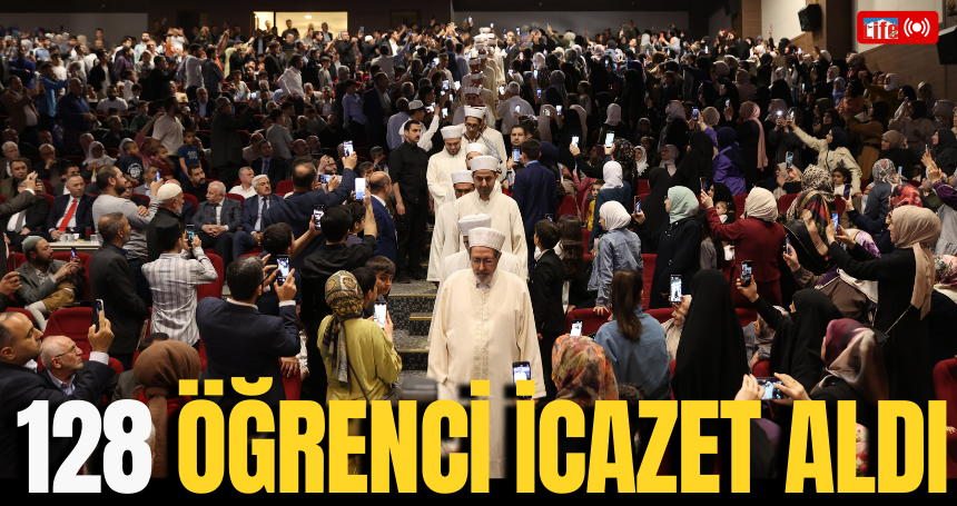 Mardin'de hafızlık eğitimini tamamlayan 128 öğrenci icazet aldı