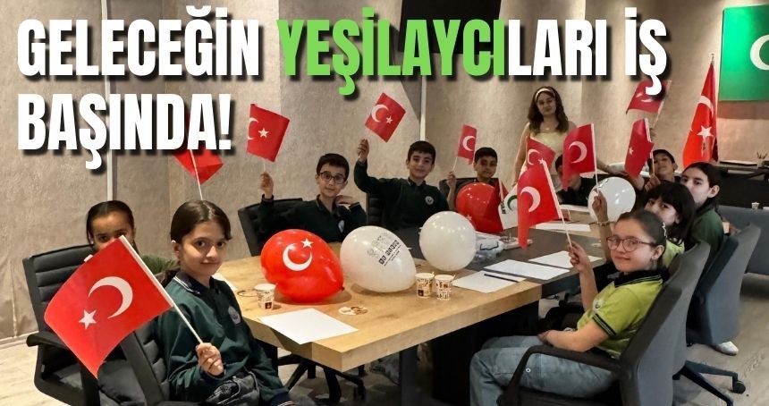 Yeşilay Şubesini Çocuklar Yönetti: Geleceğin Yeşilaycıları İş Başında!