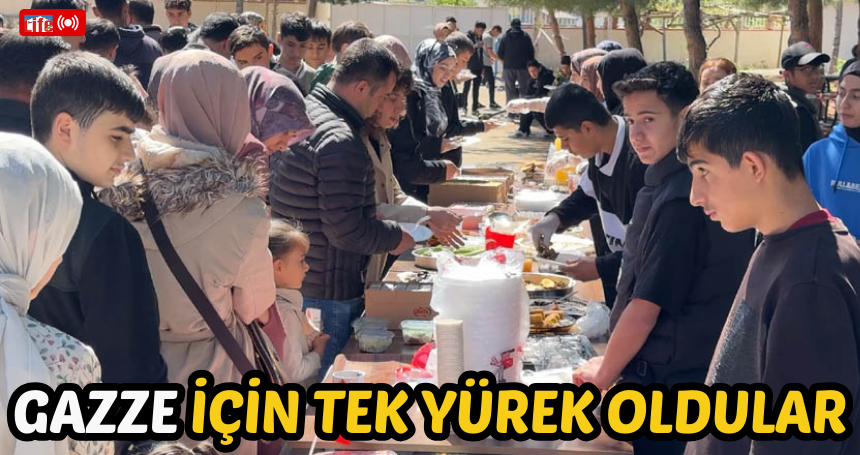 Gazze için tek yürek oldular