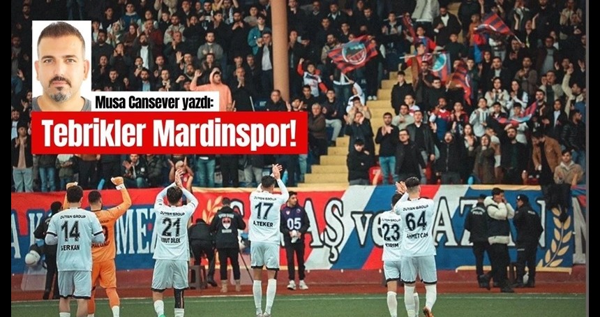 Tebrikler Mardinspor!