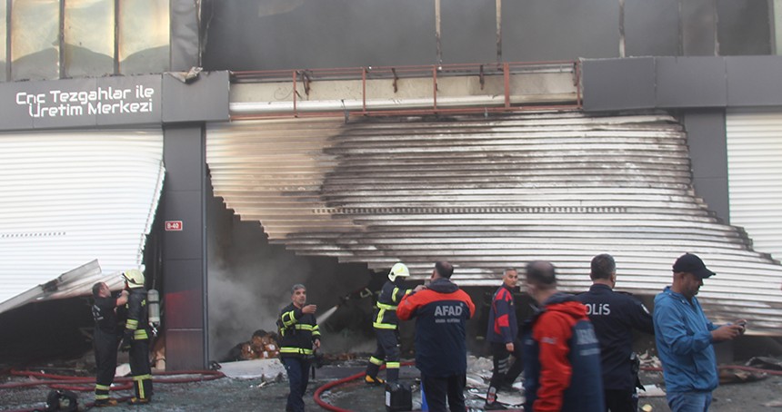 Diyarbakır'da sanayi sitesinde patlama