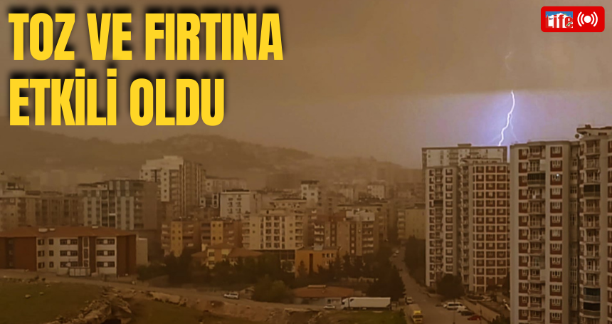 Mardin’de şiddetli fırtına etkili oldu