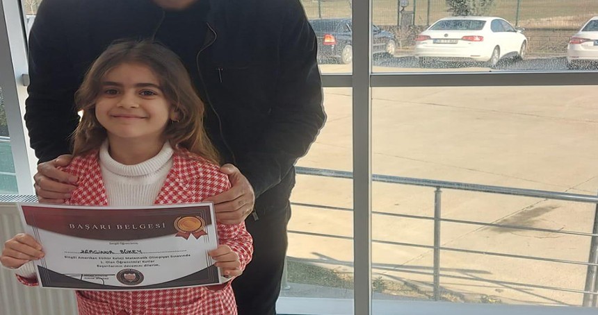 Bingöllü öğrenci, matematik olimpiyatlarında bronz madalya kazandı