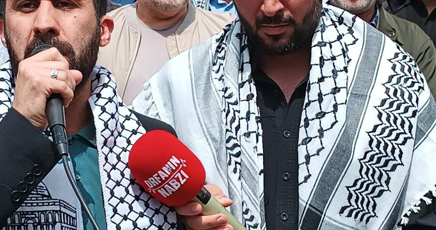 Hür Gençlik Gazze için basın açıklaması yaptı