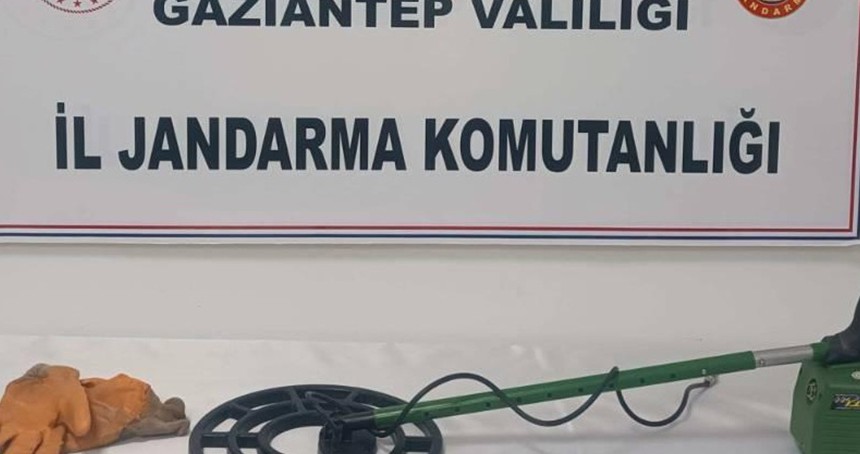 İzinsiz kazı yapan şahıslar gözaltına alındı