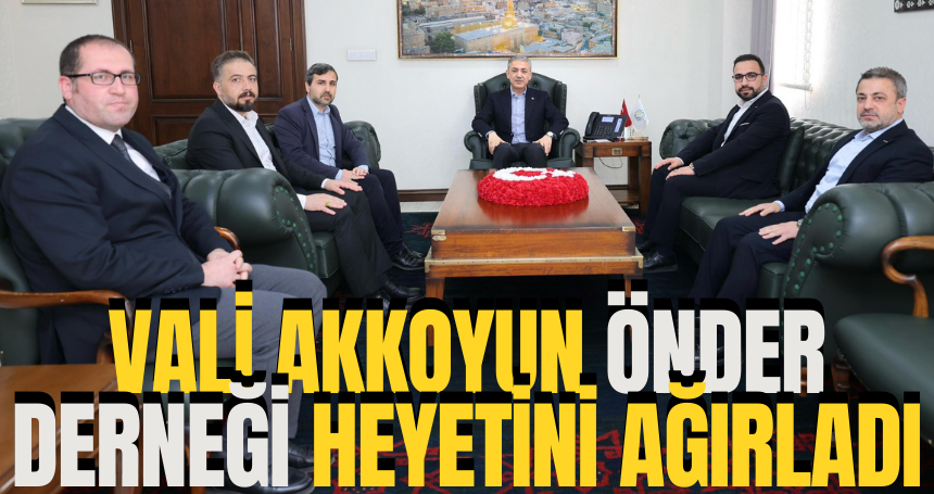 Mardin Valisi Tuncay Akkoyun, ÖNDER İmam Hatipliler Derneği Heyetini Ağırladı
