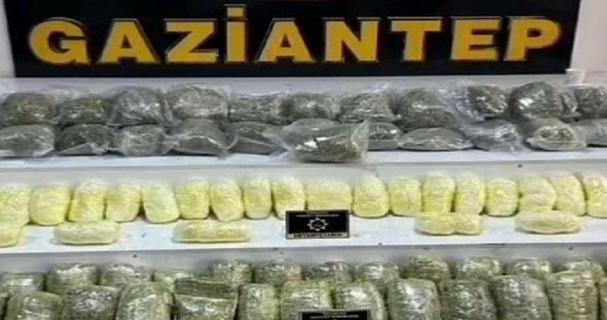 Gaziantep'te uyuşturucu operasyonu: 5 gözaltı