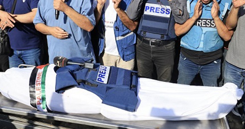 Gazze'de basın tarihinin en büyük katliamı: 210 gazeteci şehit edildi
