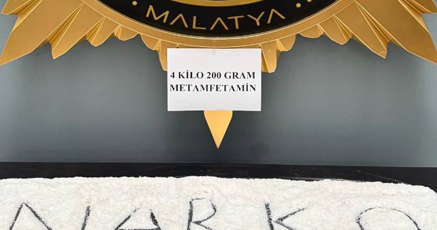 Malatya’da uyuşturucudan 2 tutuklama