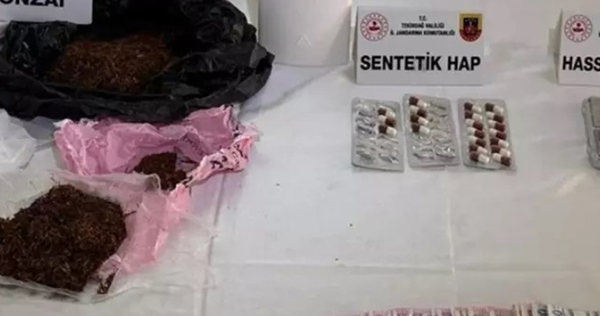 Tekirdağ'da uyuşturucu operasyonu: 4 tutuklama