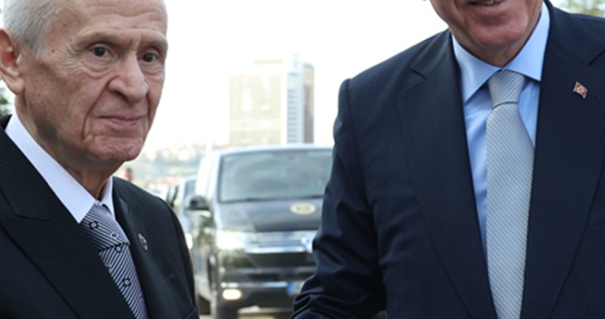 Cumhurbaşkanı Erdoğan, MHP Genel Başkanı Bahçeli ile bir araya geldi