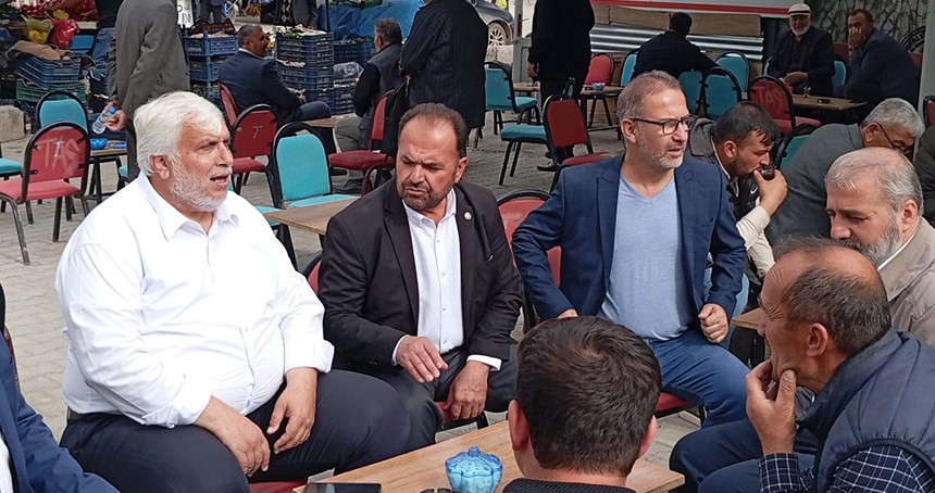 HÜDA PAR Kahramanmaraş İl Başkanlığı esnaf ve köy ziyaretlerine devam ediyor