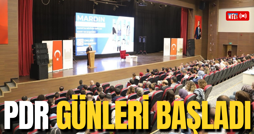 Mardin’de PDR günleri başladı