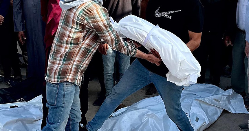 Siyonist rejim Nuseyrat'ı vurdu: 9 şehit