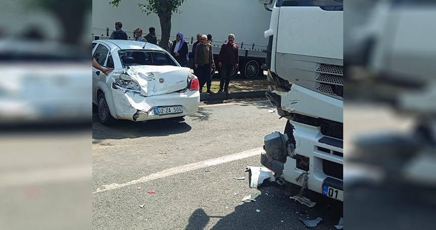 Şanlıurfa’da maddi hasarlı trafik kazası