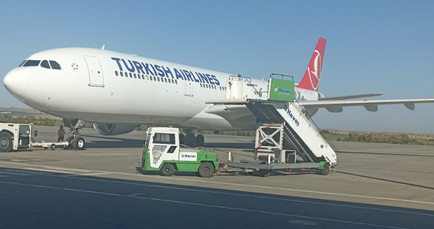 Şanlıurfa’dan kutsal topraklara ilk hac uçuşu gerçekleşti