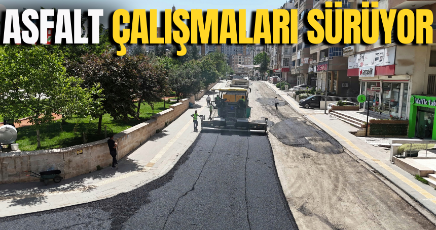 Asfalt çalışmaları sürüyor