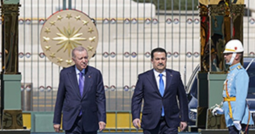 Irak Başbakanı el Sudani Cumhurbaşkanlığı Külliyesinde
