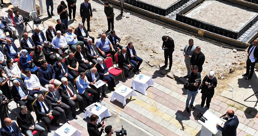 Malatya'da taziye evi temeli dualarla atıldı