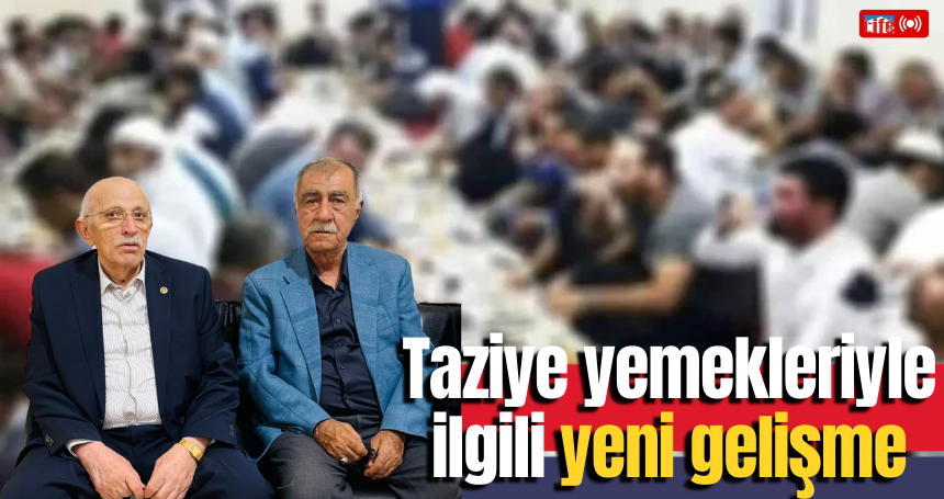 Taziye yemekleriyle ilgili yeni gelişme