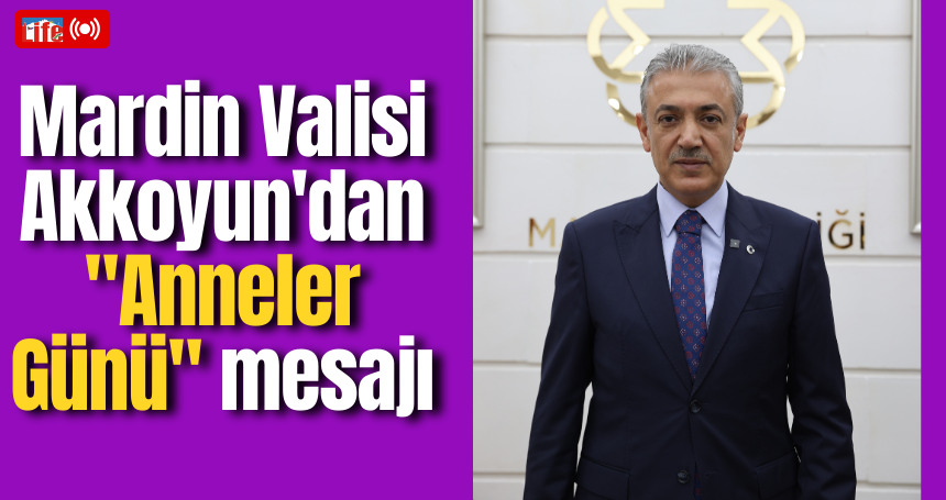 Mardin Valisi Akkoyun'dan "Anneler Günü" mesajı