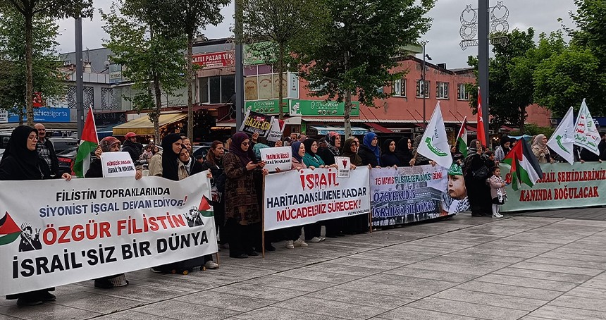 Sakarya'da Filistin'e destek