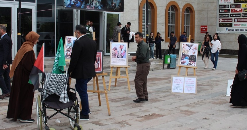 Ağrı İbrahim Çeçen Üniversitesi'nde Gazze için anlamlı etkinlik