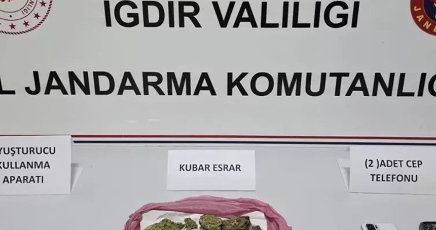 Iğdır'da uyuşturucu operasyonu: 2 gözaltı