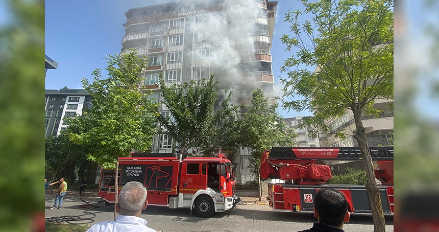Şanlıurfa’da mesken yangını: 1 kadın yaralandı